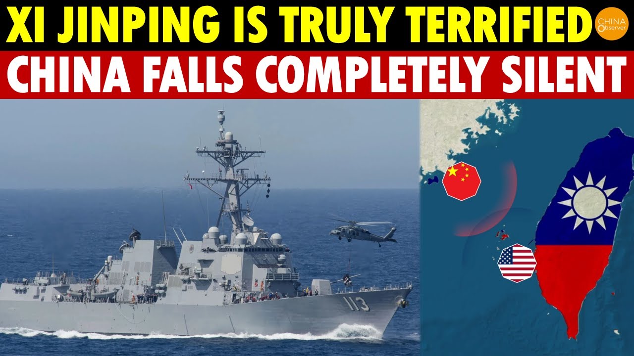 Xi Jinping Is Truly Terrified! Two US Warships Cross Taiwan Strait and China Falls Completely Silent