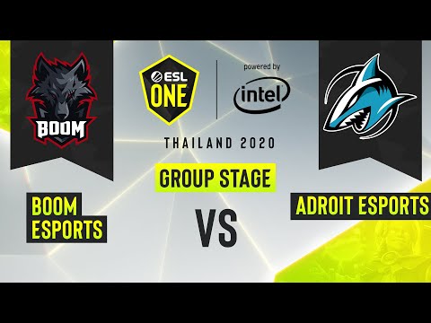 Dota2 - Adroit Esports vs. BOOM Esports - Game 3 - ESL One Thailand 2020 - Group Stage - AS