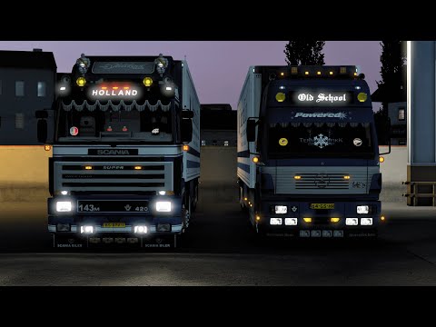 ETS2 1.47 Convoy Multiplayer SCANIA 143M 420 V8/Mercedes SK 1844 V8 (Salzburg 🇦🇹-Innsbruck 🇦🇹)