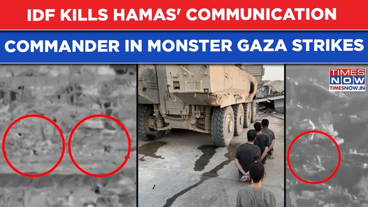 IDF Kills 3, Including Hamas' Communication Commander| On Cam: Monster Strikes In Gaza City