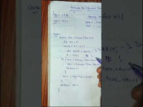 Reverse Integer Leetcode 7 Java Brute Force Approach