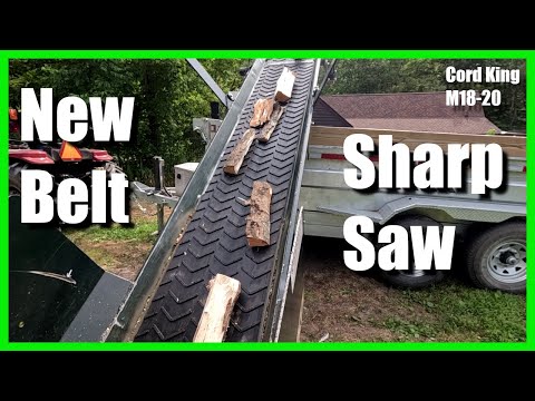 Cord King M18-20 First run with new conveyor belt - 159