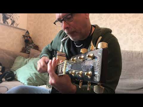 "Wont Get Fooled Again" The Who performed by Dobro Dave on slide guitar