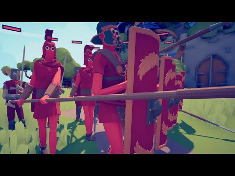 SHIELDS SPEARS SWORDS! TABS | 5 Shield Bearer + 5 Sarissa + 5 Squire VS Every Unit pt 2 (Same Price)