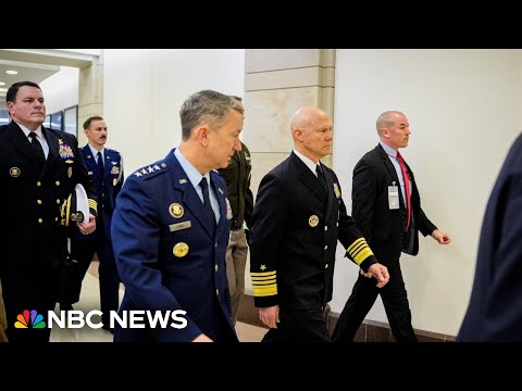 Admiral who ordered alleged drug boat strike briefs lawmakers