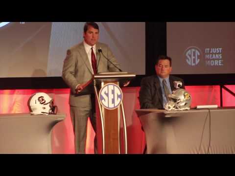 South Carolina head coach Will Muschamp at SEC Media Days - FULL Press Conference