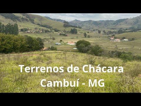 Terrenos rurais para chácara no Bairro Água Branca em Cambuí MG | A partir de R$ 100 mil.