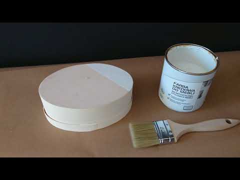 Matowa Farba Kredowa do Mebli. Aplikacja pędzlami: z włosiem i gąbkowym