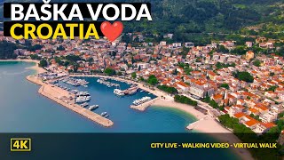 Baska Voda ❤️ Croatia Makarska Riviera Walking Tour 2023