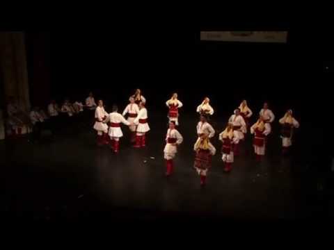 Folk ensemble " MEGDAN " - Bogdanci, Macedonia - " Povardarie"