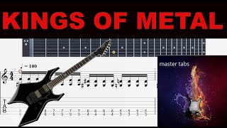 #KINGS OF METAL#MANOWAR#|Guitar Tab| TUTORIAL#Mastertabs#BestFreeYoutubeMusic#FREE GUITAR ALL