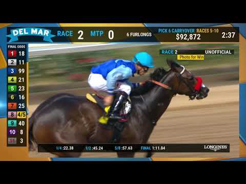 Truck Salesman wins Race 2 at Del Mar 08/31/19