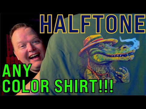 Halftone Any Shirt Color for DTF | Easier than you Think!