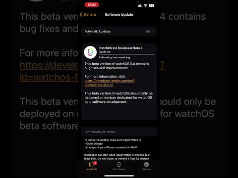 WatchOS 16.4 Developer beta 4 sofrware update for Apple Watches