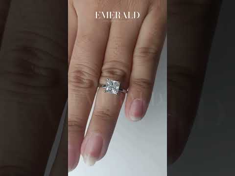 Princess Diamond Ring for Her | Elegant & Timeless Engagement Ring | Perfect Gift Any Occasion