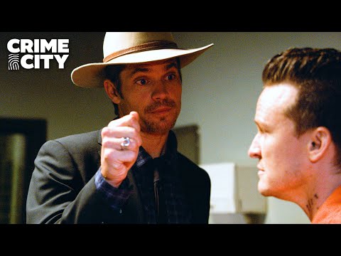Raylan Interrogates Dewey Behind Bars | Justified (Timothy Olyphant)