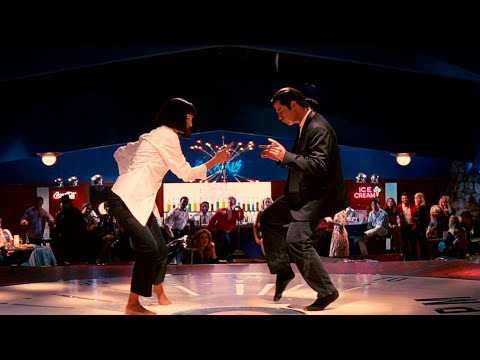Знаменитый танец Джон Траволты и Умы Турман! 🕺 💃 Криминальное чтиво 1994