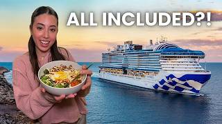 We Ate EVERYTHING Included on the Sun Princess (Honest Food Review)