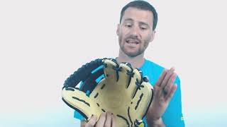 Video thumbnail: Under Armour Genuine Pro 11.75" Baseball Glove: UAFGGP-1175SP Navy/Cream