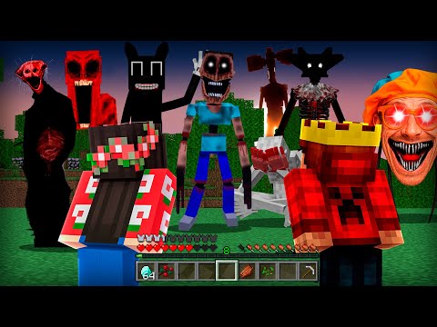 100 DIAS SOBREVIVENDO com 200 MODS de TERROR no MINECRAFT! | Casal Craftando