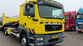 MAN TGM 12.250 4X2 BL  Sleeping Cabin Euro5 - Falkom Fas 6000 + Winc gr&uacute;a portacoches | Imagen 4 - Autoline