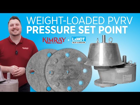 How to Adjust Set Pressure on LaMOT Pressure/Vacuum Relief Valves Using Calibrated Weights