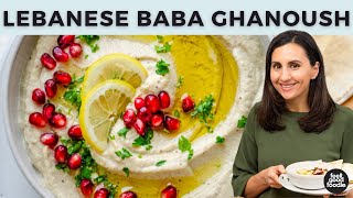 How to Make Baba Ghanoush  Lebanese Eggplant Dip