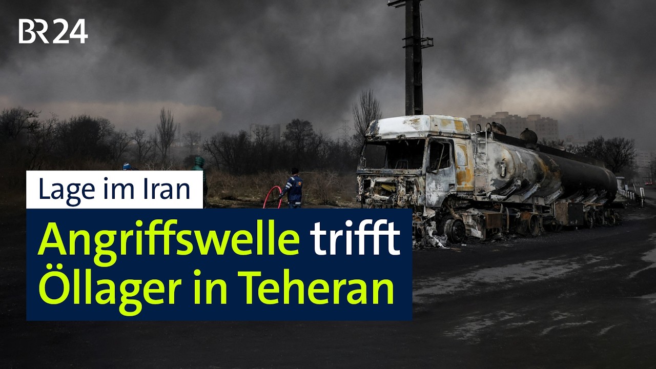 Nahost-Krieg: Angriff auf Öl-Depots in Teheran | BR24