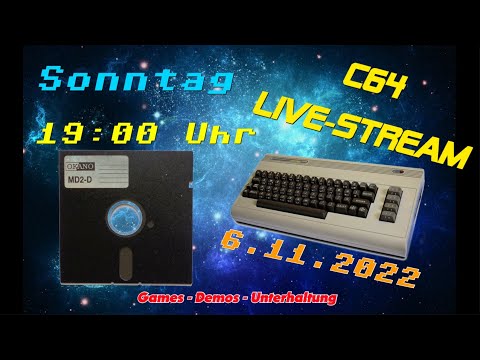 C64 - Livestream mit Paddy - 6.11.2022 - 19:00 Uhr
