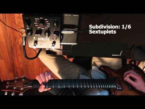 Nemesis Delay - Tempo Subdivisions Demo