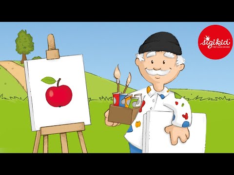 Der Künstler und der Apfel - eine Hörgeschichte für Kinder ab 2 Jahren