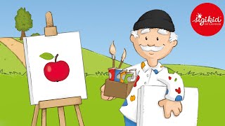 Der Künstler und der Apfel - eine Hörgeschichte für Kinder ab 2 Jahren