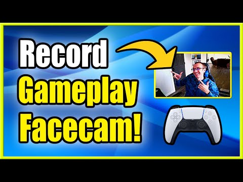 How to Record PS5 Gameplay with Facecam (PS5 Camera Tutorial)