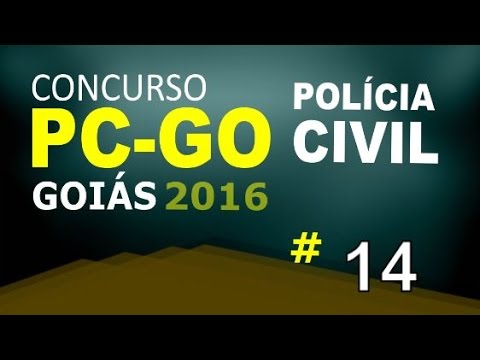 Concurso Polícia Civil de Goiás PC GO 2016 - Informática Aula 14