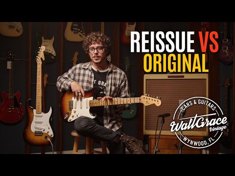 Comparing an original 1957 Fender Stratocaster to a Custom Shop Reissue