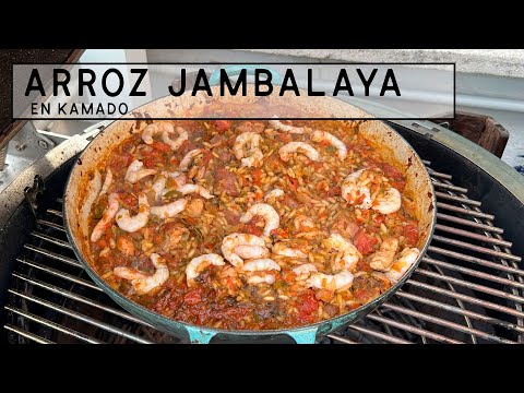 Arroz Jambalaya en kamado | Elcaminodelfuego