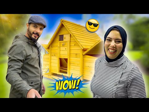 , title : 'صنعنا بيت خشب في حديقة بيتنا (اخيرا لقينا ملوخية خضره  في تركيا)'