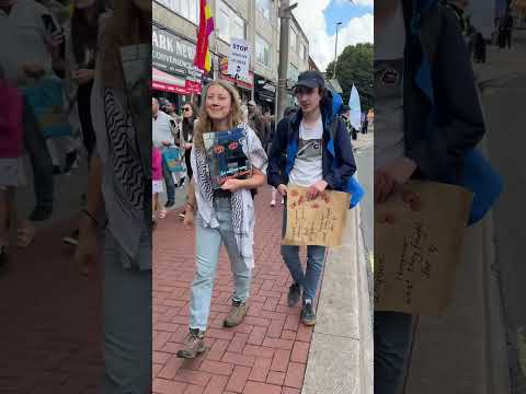 Southampton City Centre Flooded with Palestine Flags as Hundreds March for Peace in Palestine