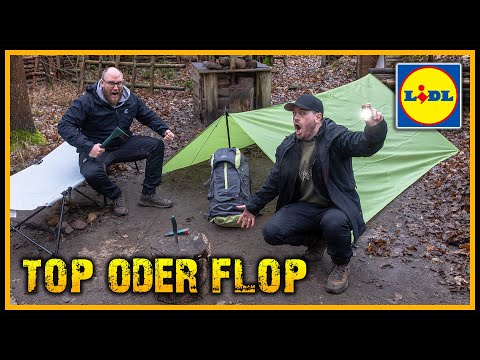 Outdoor Equipment from LIDL - Bushcraft Survival Camping Test