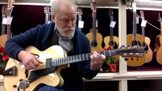 Video thumbnail for Eastman AR880CE John Pisano Guitar | "Christmas Song" by GryphonStrings