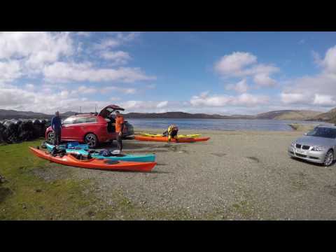 Kayaking Isle of Seil, Oban & Rolling Practice -  April 2017