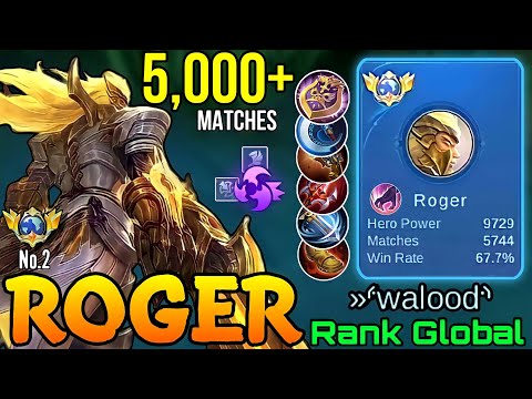 Aggresive Beast Mode [ Top Global Roger Best Build & Gameplay ] By Walood - Mobile legends