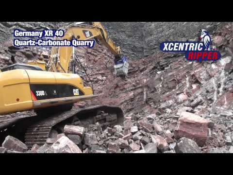 Germany XR40 Quartz-Carbonate Quarry - Xcentric Ripper