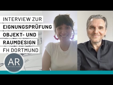 Objekt- und Raumdesign Eignungsprüfung FH Dortmund. Interview zum Objekt- und Raudesign Mappenkurs