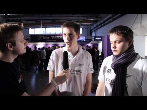 Dreamhack Winter 2011 - Day 3 Interview with Link & miGGel from SK-Gaming