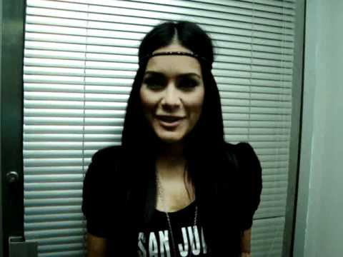 Miriam Ivette Pabón Carrión - Miss San Juan Universe 2011 Greets HJ BLOG Fans!