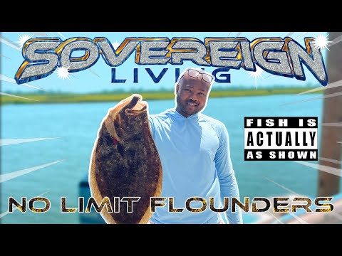 Caught my *PB* DOORMAT FLUKE from OCEAN REEF! Constant Action (Flounder Catch Clean Cook)