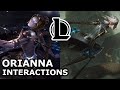 Orianna Interactions with Other Champions | CAMILLE KNOWS HER SECRETS | League of Legends Quotes