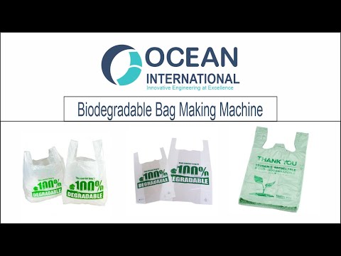 PBAT Biodegradable Bag Making Machinery