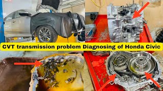 CVT transmission problem Diagnosing of Honda Civic 2017